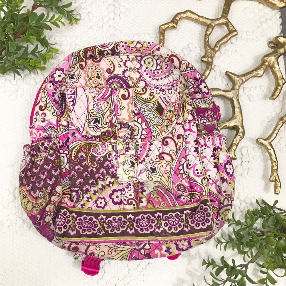 Vera Bradley Very Berry Paisley Small Backpack